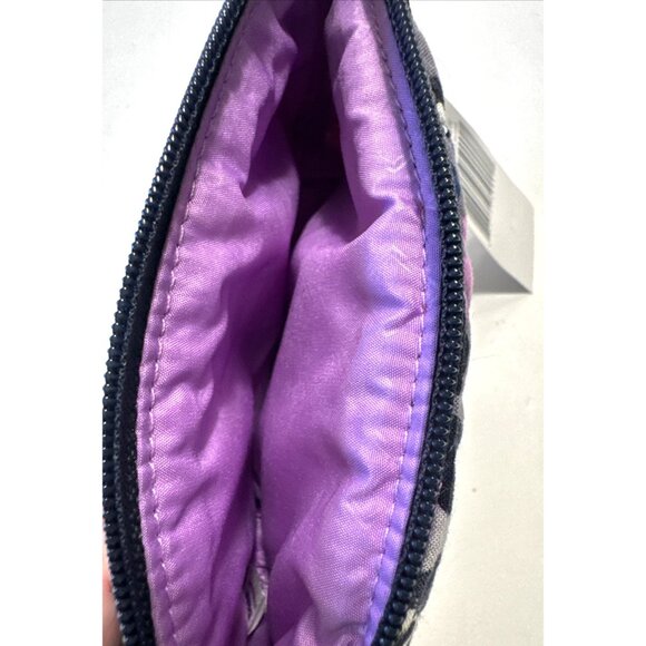 NWT VERA BRADLEY Zinnia Quilted Mirror Cosmetic Zip Bag - Picture 6 of 6